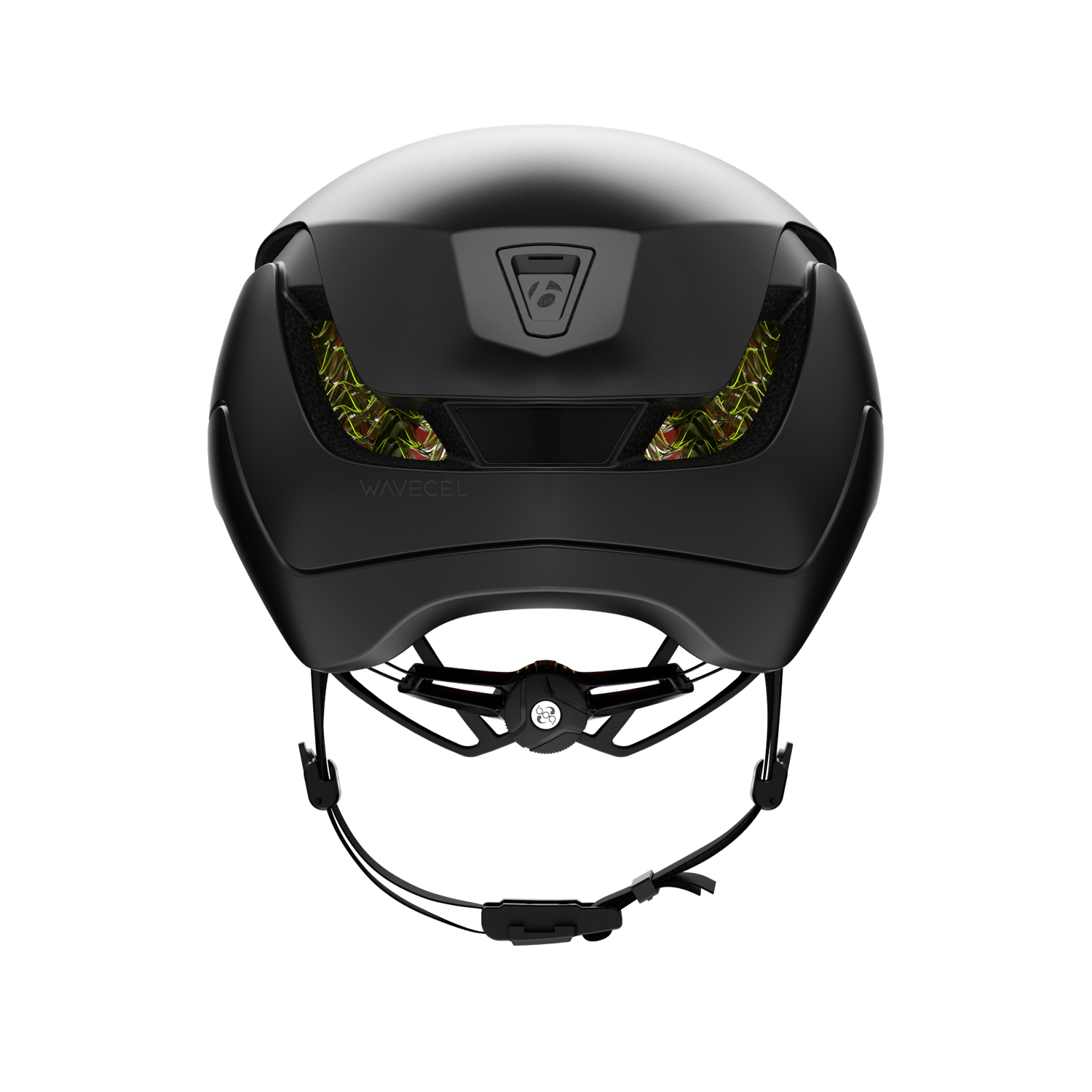 Charge black helmet back view