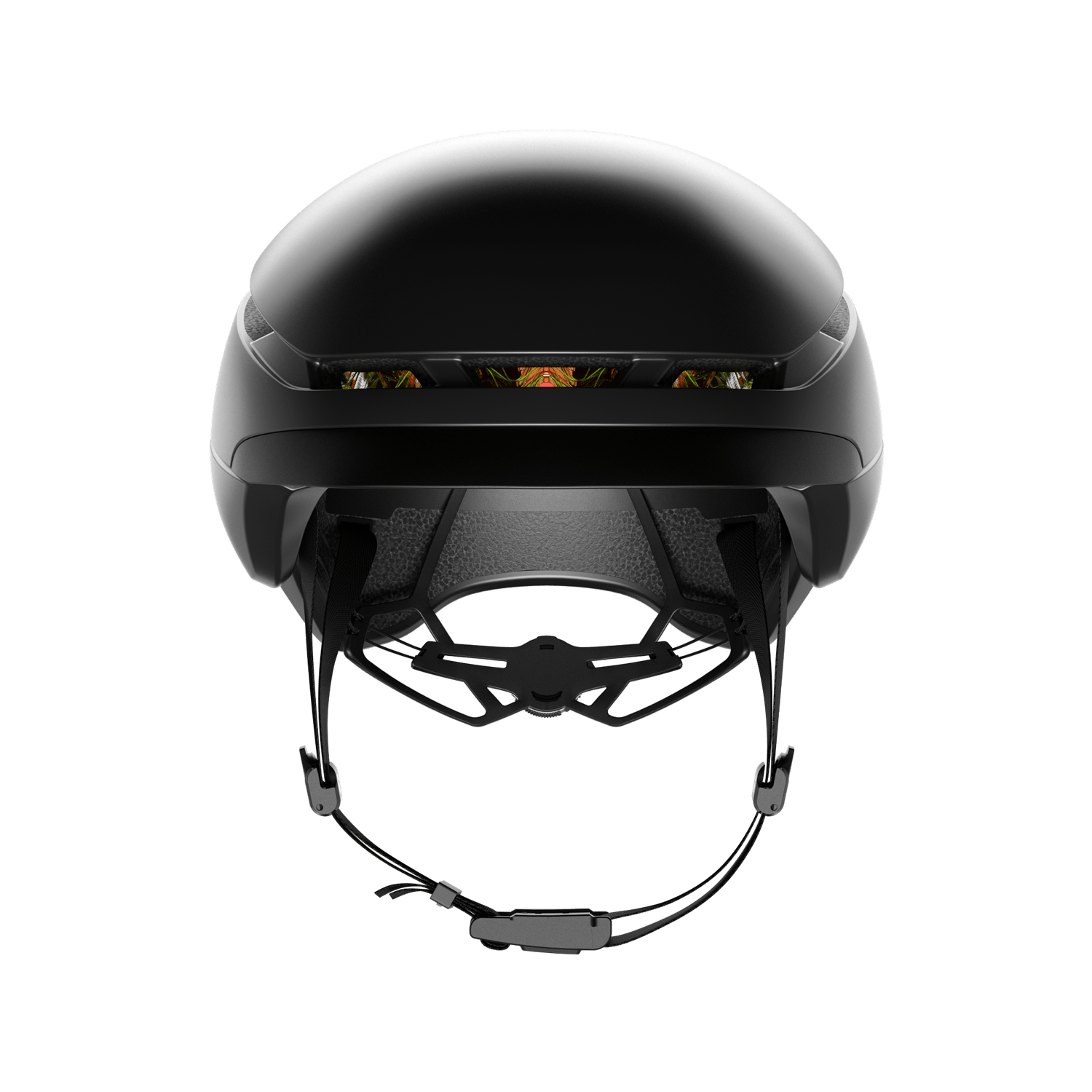 Charge black helmet front view