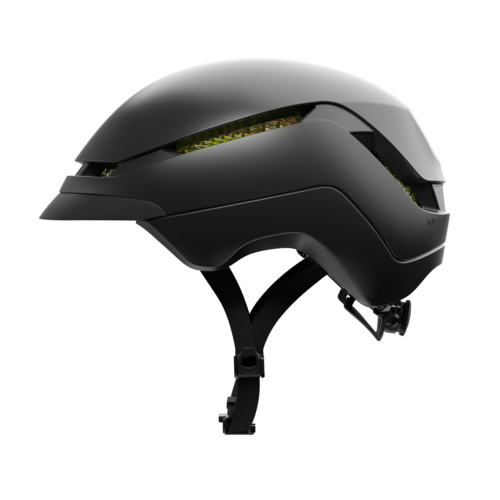 Charge black helmet side view