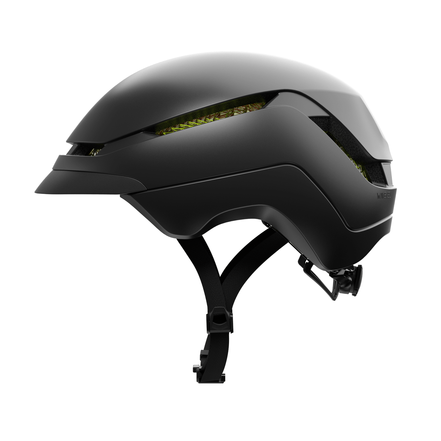 Charge black helmet side view